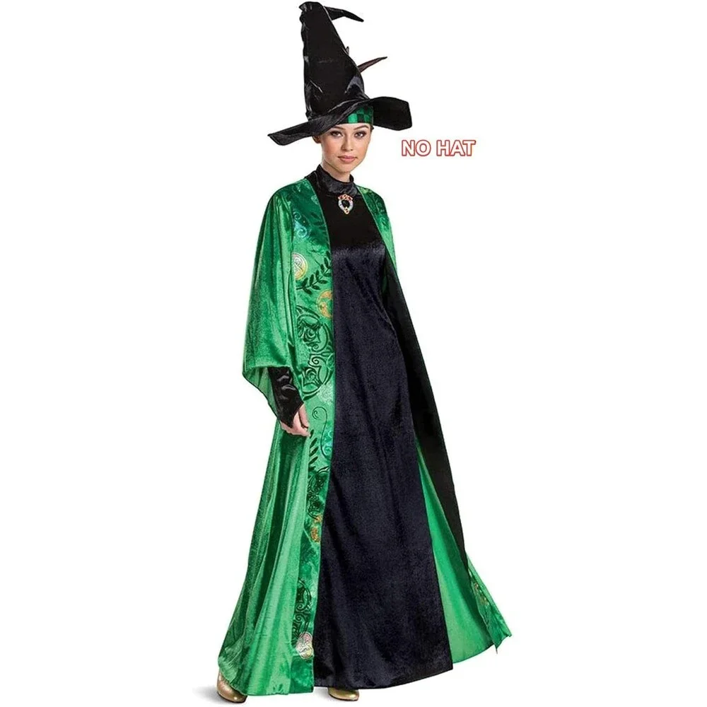 Professor McGonagall Costume, Official Harry Potter Wizarding Costume- NO HAT-